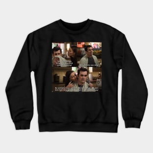 Gloria Pritchett and Phil Dunphy quote from Modern Family Crewneck Sweatshirt